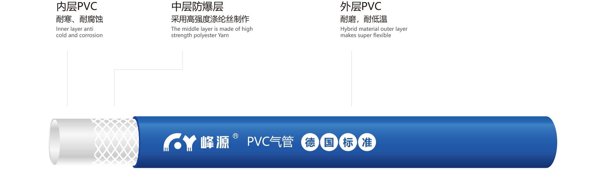 蓝色普通气管